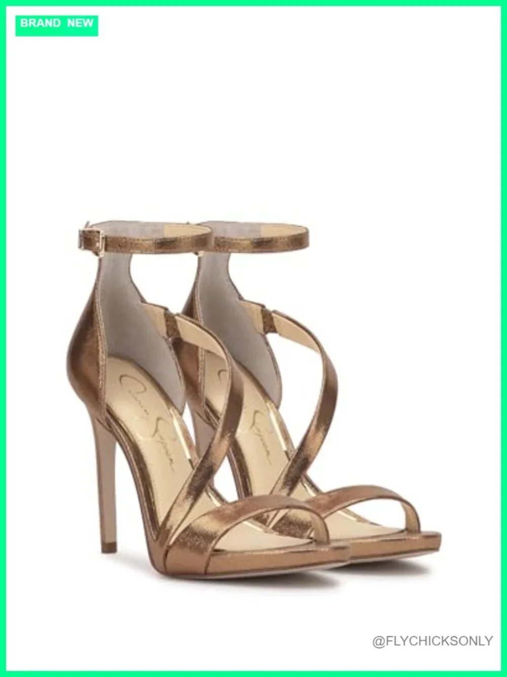 Stiletto Heeled Sandals Ankle Strap Evening Party